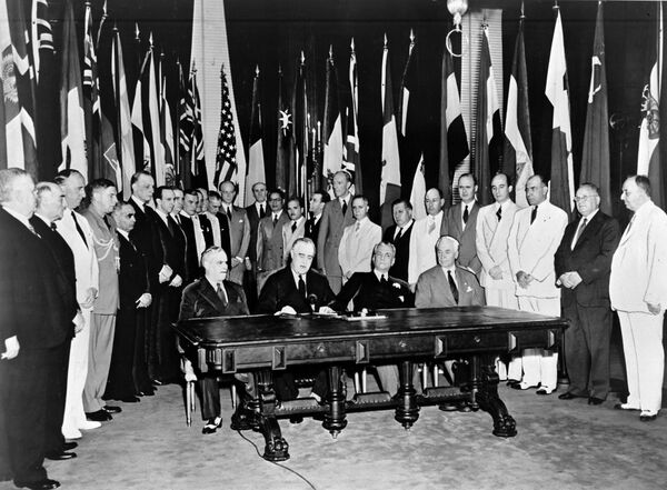 Подписание Декларации Объединенных Наций, 1942 год - Sputnik Латвия
