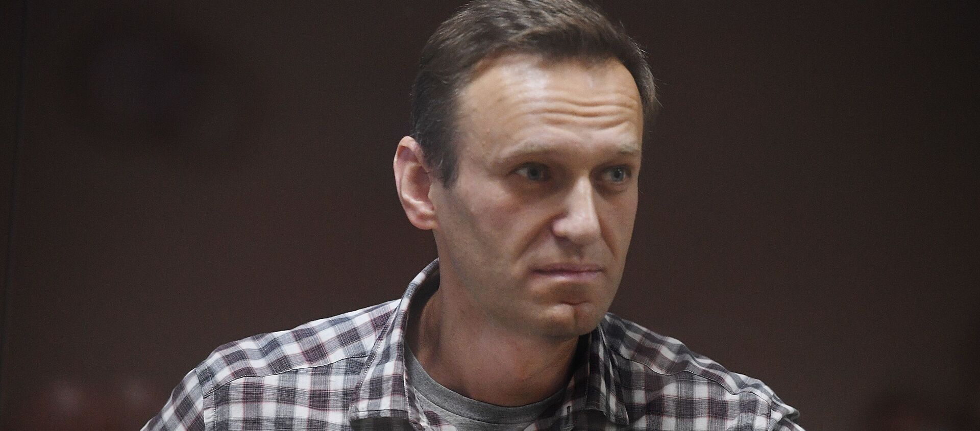 Алексей Навальный в зале суда - Sputnik Латвия, 1920, 20.02.2021