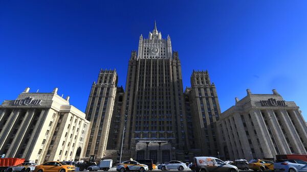 Здание Министерства иностранных дел РФ в Москве, архивное фото - Sputnik Латвия