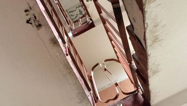 Лестничные проемы в рижских многоэтажках - Sputnik Латвия