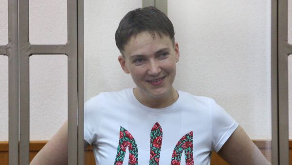 Заседание суда по делу Надежды Савченко - Sputnik Latvija