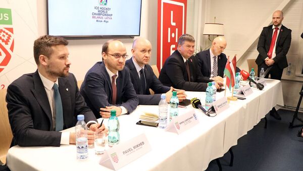 Подписание договора о проведении чемпионата мира 2021 года - Sputnik Latvija