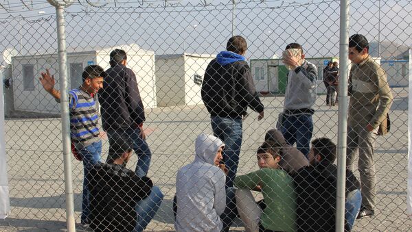 Лагерь сирийских беженцев - Sputnik Latvija