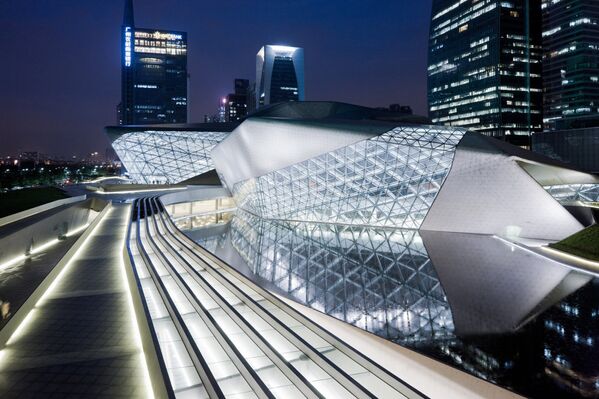 Здание оперного театра в Гуанчжоу, КНР - Sputnik Латвия