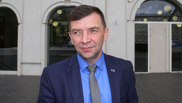 Руководитель Нарвского энергопрофсоюза Андрей Зайцев - Sputnik Latvija