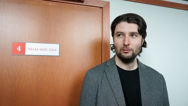 Александр Филей пришёл на заседание суда - Sputnik Латвия
