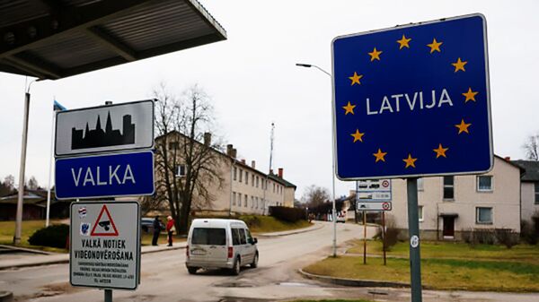 Граница Эстонии с Латвией - Sputnik Latvija