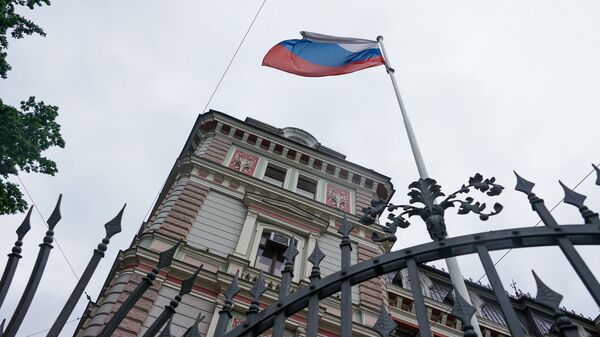 Здание посольства России в Риге - Sputnik Латвия