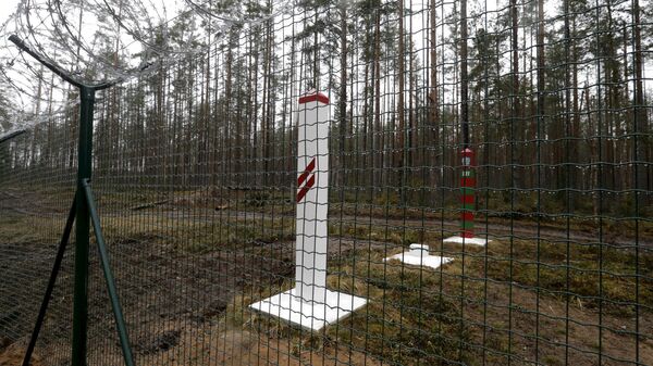 Pie Latvijas un Krievijas robežas. Foto no arhīva - Sputnik Latvija