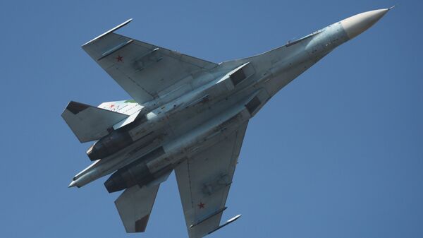 Krievijas iznīcinātājs Su-27. Foto no arhīva - Sputnik Latvija
