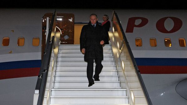 Рабочая поездка президента РФ В.Путина - Sputnik Латвия