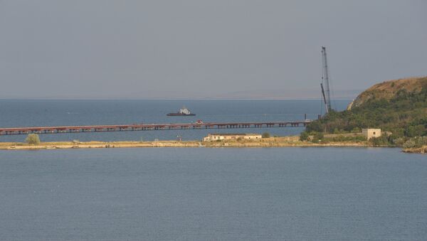 Строительство Керченского моста в Крыму - Sputnik Латвия