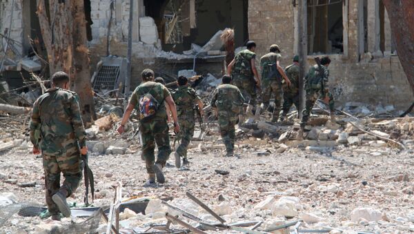 Сирийская армия освободила от боевиков территорию военных училищ в Алеппо - Sputnik Latvija