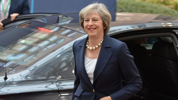Премьер-министр Великобритании Тереза Мэй - Sputnik Латвия