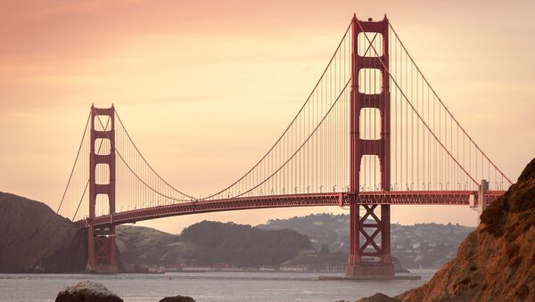 Калифорния Сан-Франциско мост Золотые ворота - Sputnik Латвия