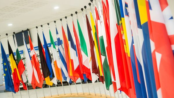 Флаги стран участников Евросоюза - Sputnik Латвия