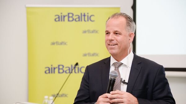 Мартин Гаусс, глава авиакомпании airBaltic - Sputnik Латвия