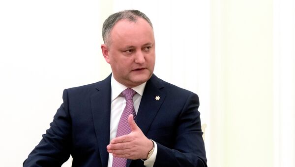 Moldovas Republikas vadītājs Igors Dodons - Sputnik Latvija