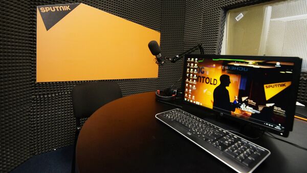 В студии радио Sputnik - Sputnik Латвия