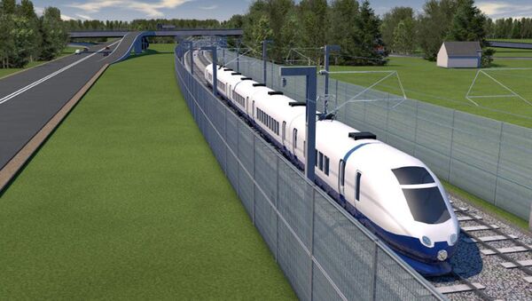 Визуализация проекта Rail Baltica - Sputnik Латвия