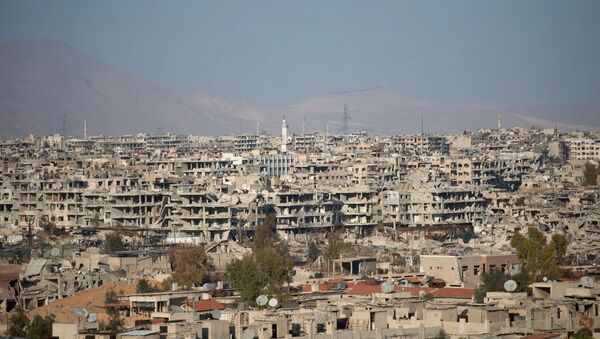 Situācija Sīrijas galvaspilsētā Damaskā - Sputnik Latvija