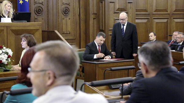 Участие в заседании Сейма, торжественная присяга Президента Латвии - Sputnik Латвия