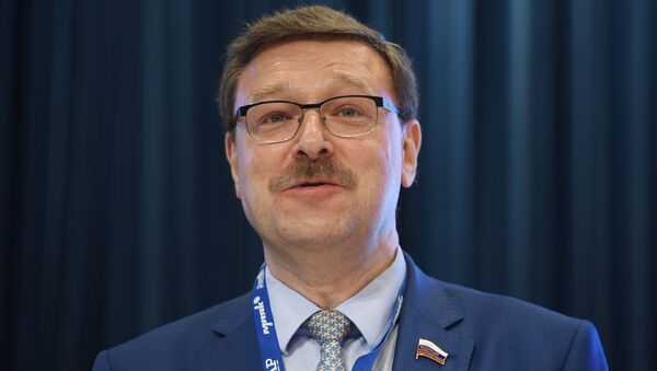 Председатель комитета Совета Федерации по международным делам Константин Косачев - Sputnik Латвия