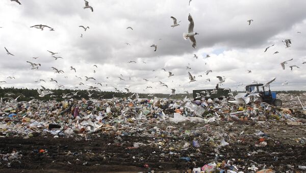 Sadzīves atkritumu poligons. Foto no arhīva - Sputnik Latvija