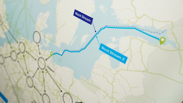 Схема газопровода Nord Stream 2 и распределение газа по Европе - Sputnik Латвия