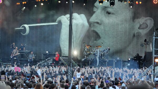 Американская рок-группа Linkin Park в Москве - Sputnik Latvija