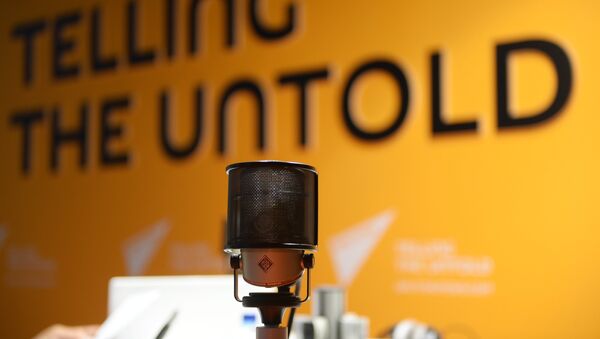 В студии радио Sputnik - Sputnik Latvija
