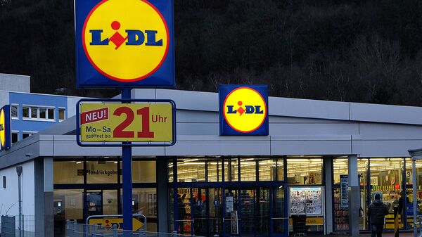 Общий вид немецкого супермаркета сети Lidl - Sputnik Латвия