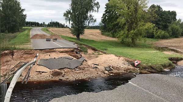 Наводнение в Латгалии - Sputnik Latvija