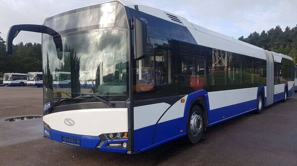 Новый автобус Solaris - Sputnik Латвия