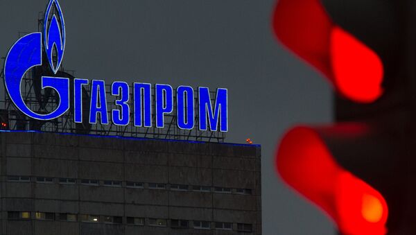 Логотип компании Газпром - Sputnik Latvija