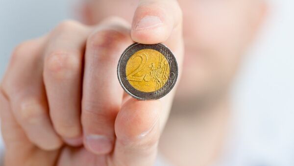 Монета 2 евро - Sputnik Latvija