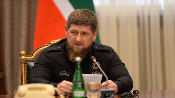 Глава Чеченской Республики Рамзан Кадыров - Sputnik Latvija