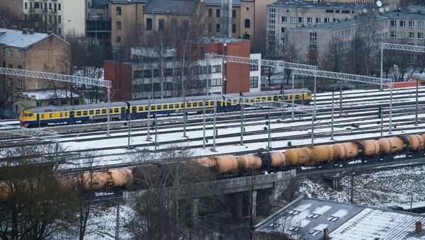 Подъездные пути Рижского железнодорожного вокзала - Sputnik Latvija
