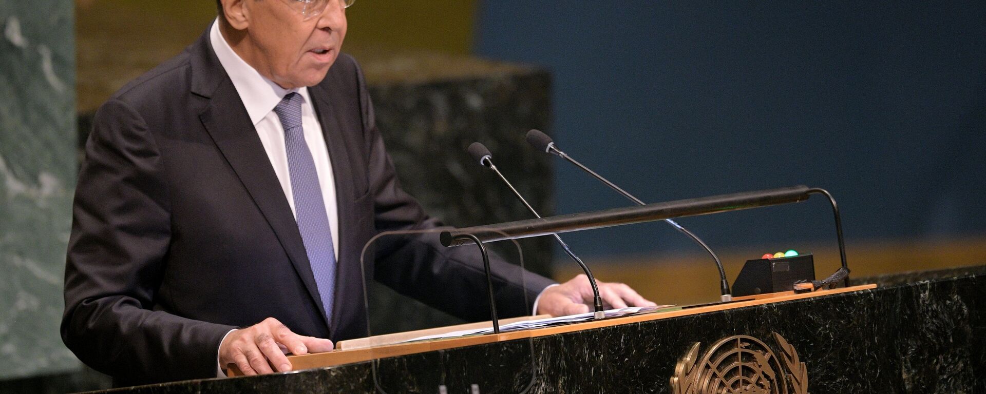 Krievijas ārlietu ministra Sergeja Lavrova uzruna ANO Ģenerālās asamblejas 73. sesijā Ņujorkā - Sputnik Latvija, 1920, 30.09.2018